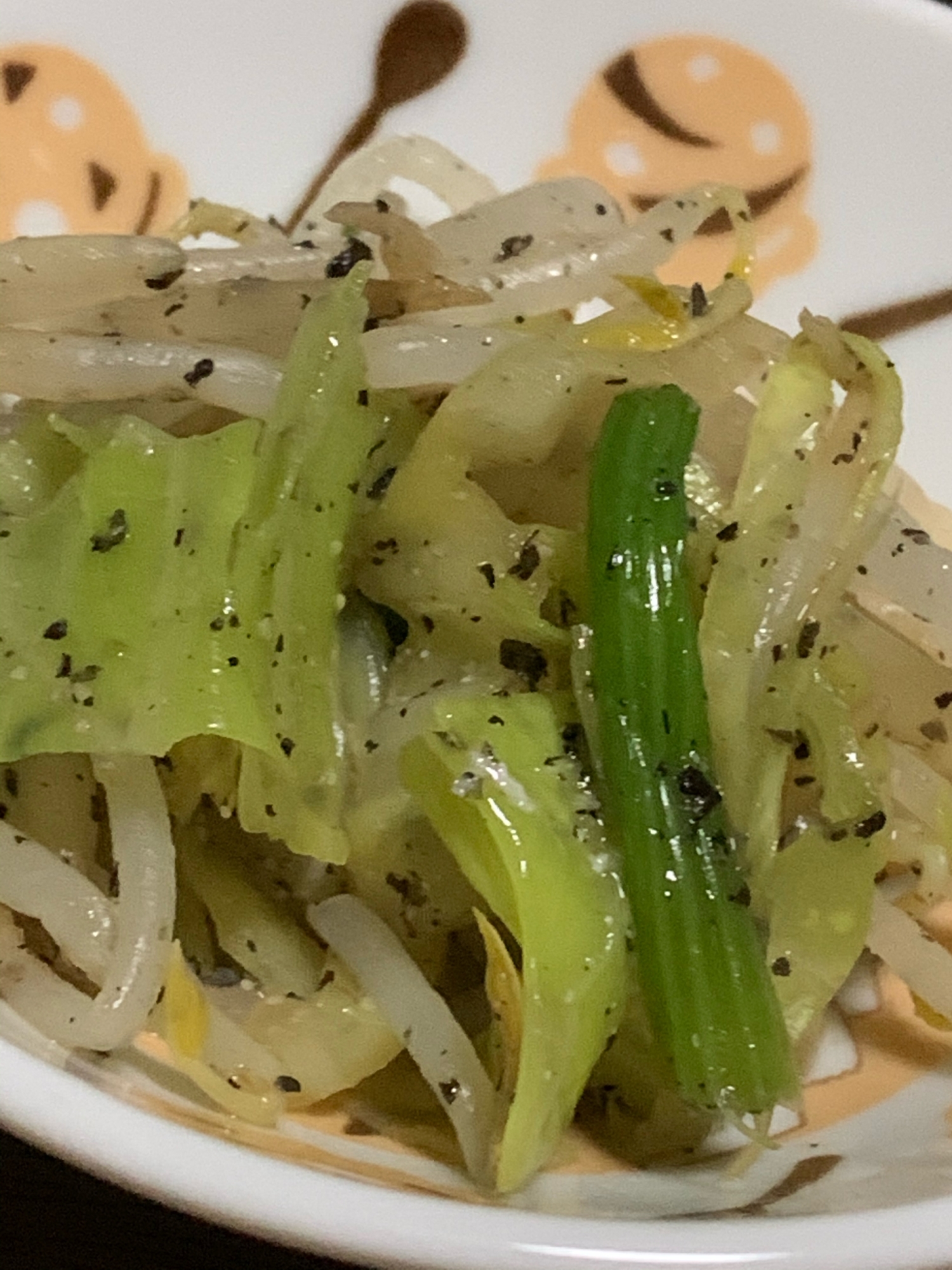 ほうれん草とキャベツのもやしナムル☆