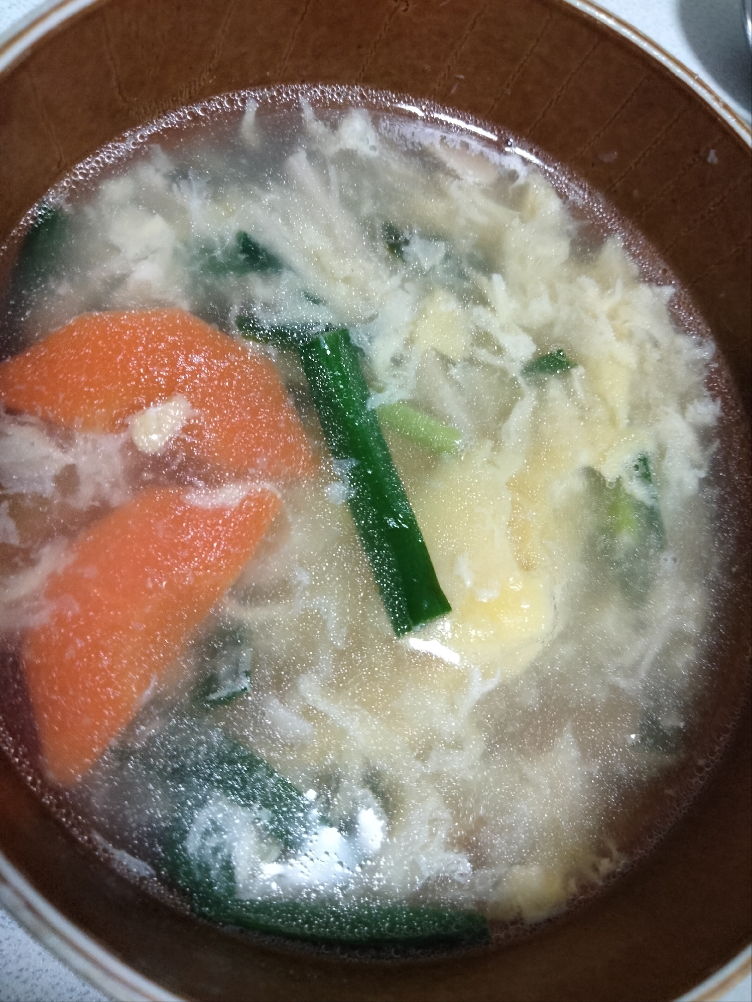 ザーサイの中華卵スープ