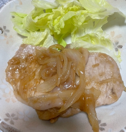 業スー調味料De〜豚ロースの甘い生姜焼き風〜
