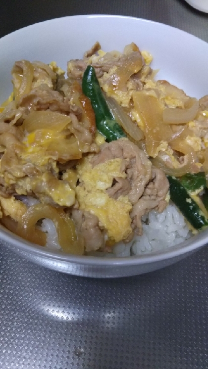 めんつゆで簡単に♪他人丼