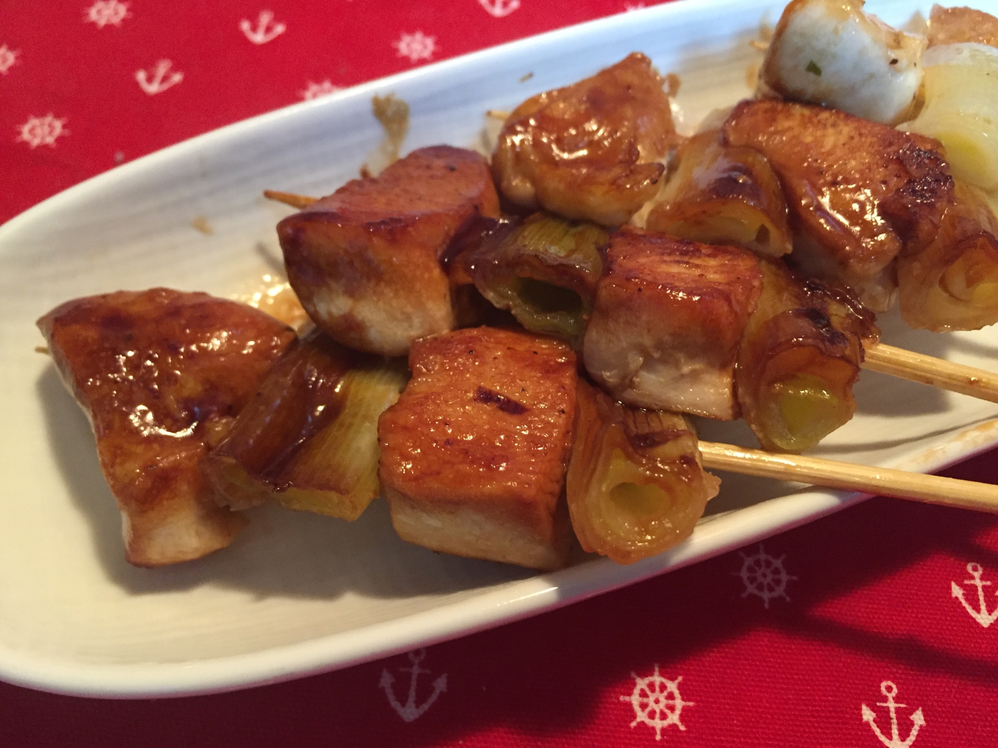 おつまみにも！お家で簡単焼き鳥ねぎま