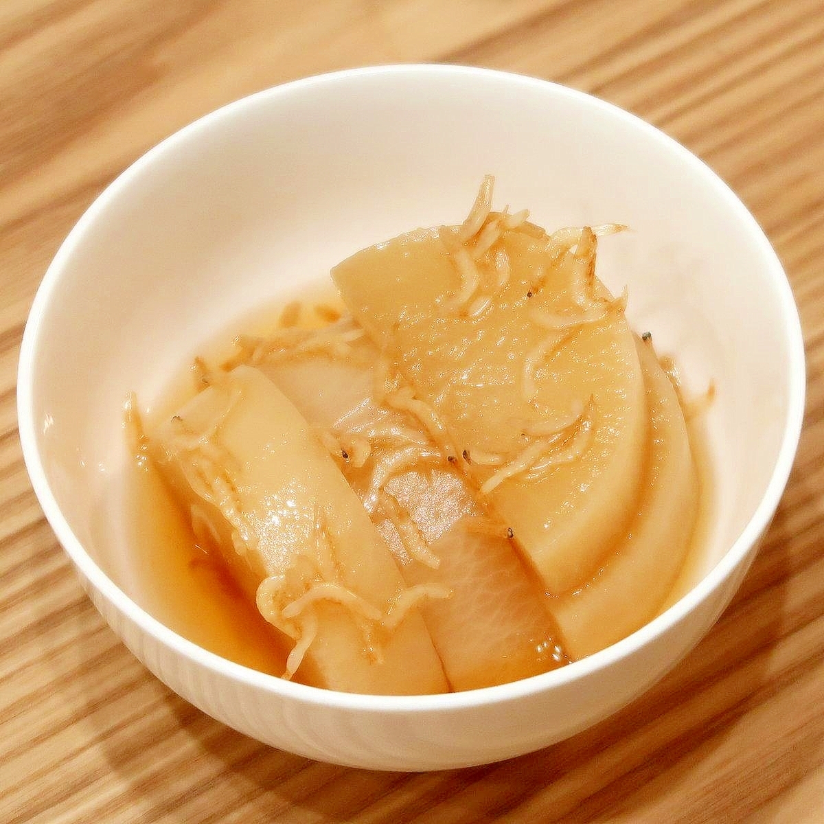 えび大根風煮物☆簡単めんつゆ煮★減塩志向