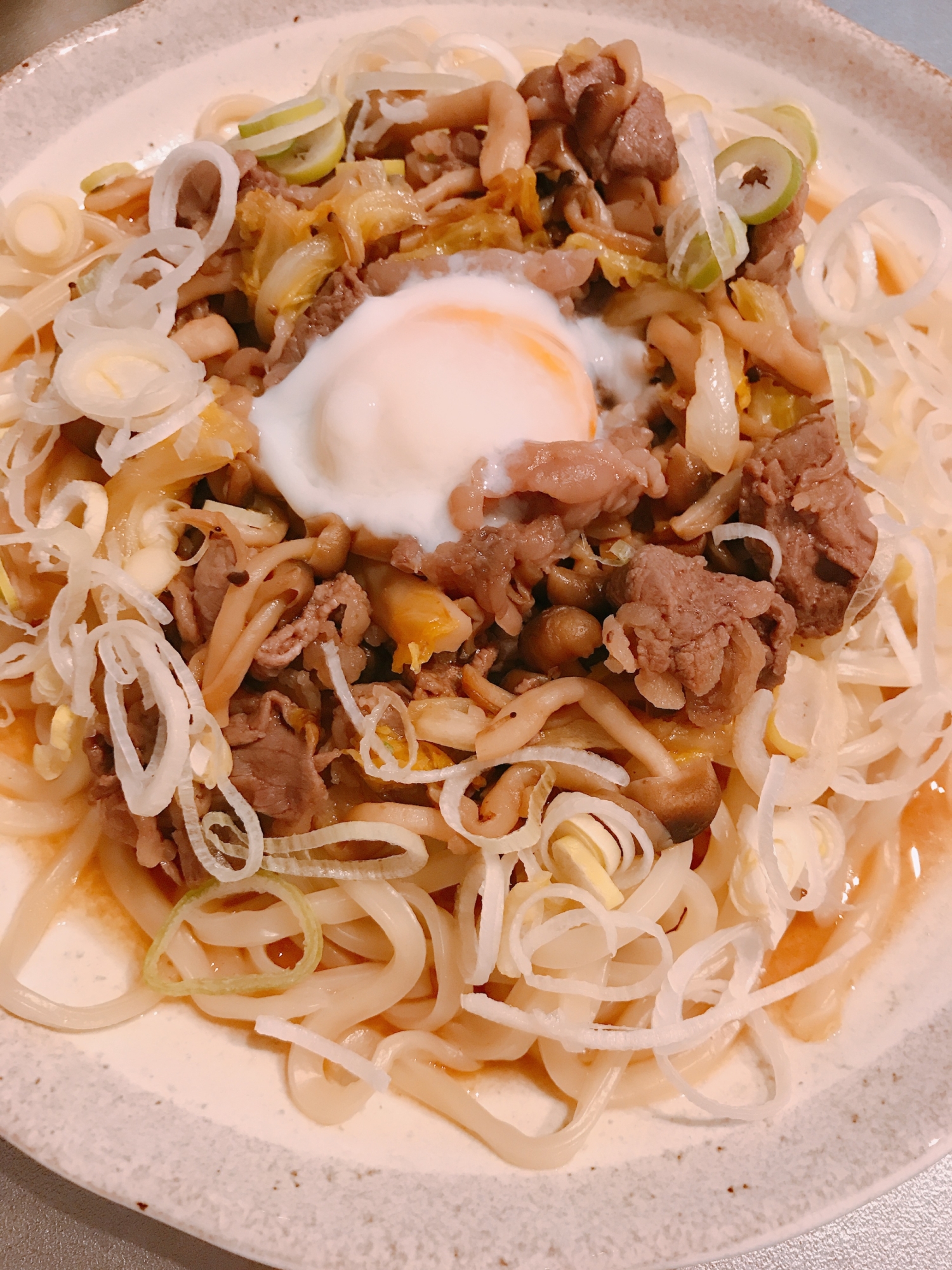 甘辛肉うどん！！