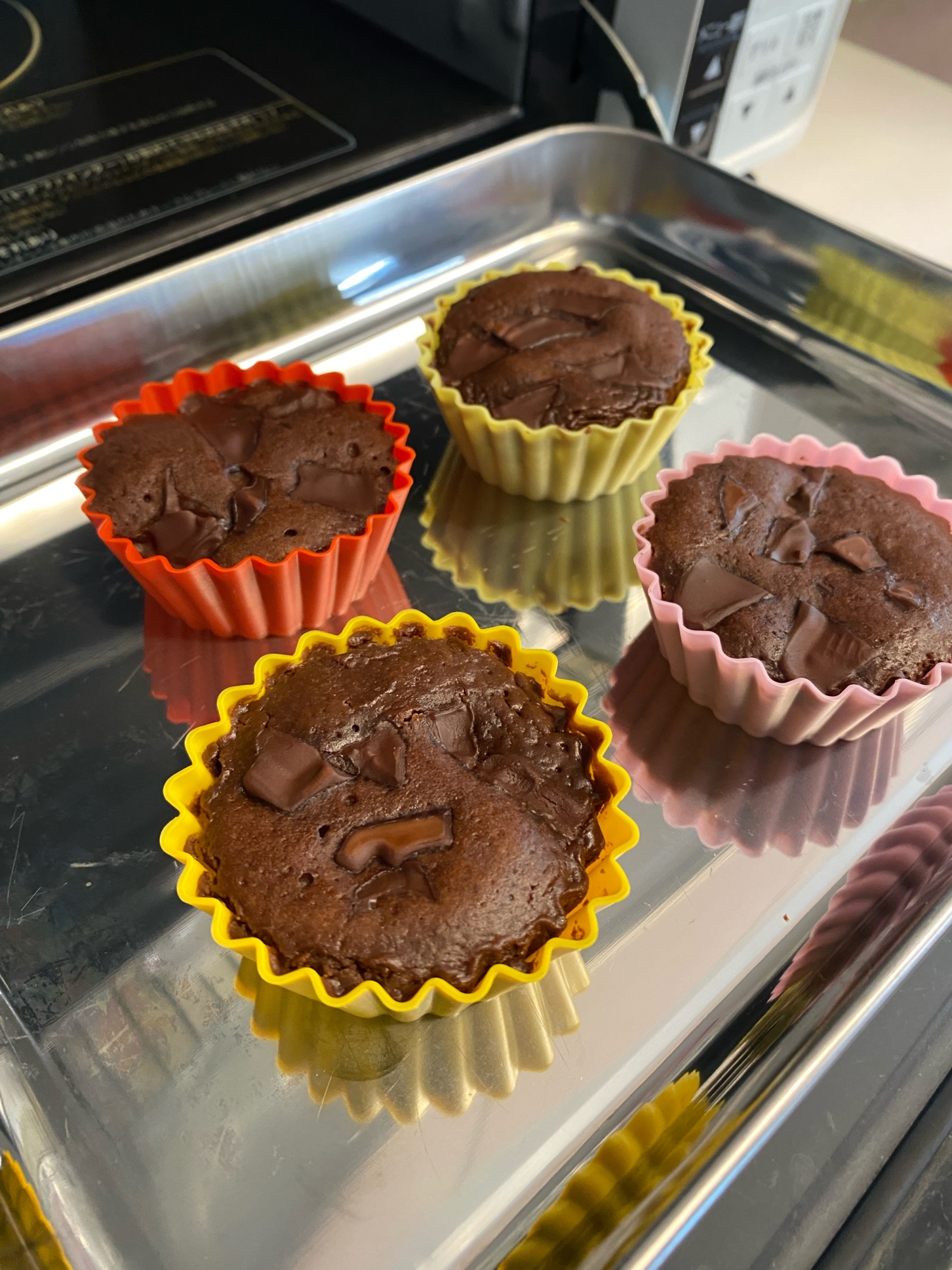 卵なし❣️レンジで簡単グルテンフリーのチョコケーキ