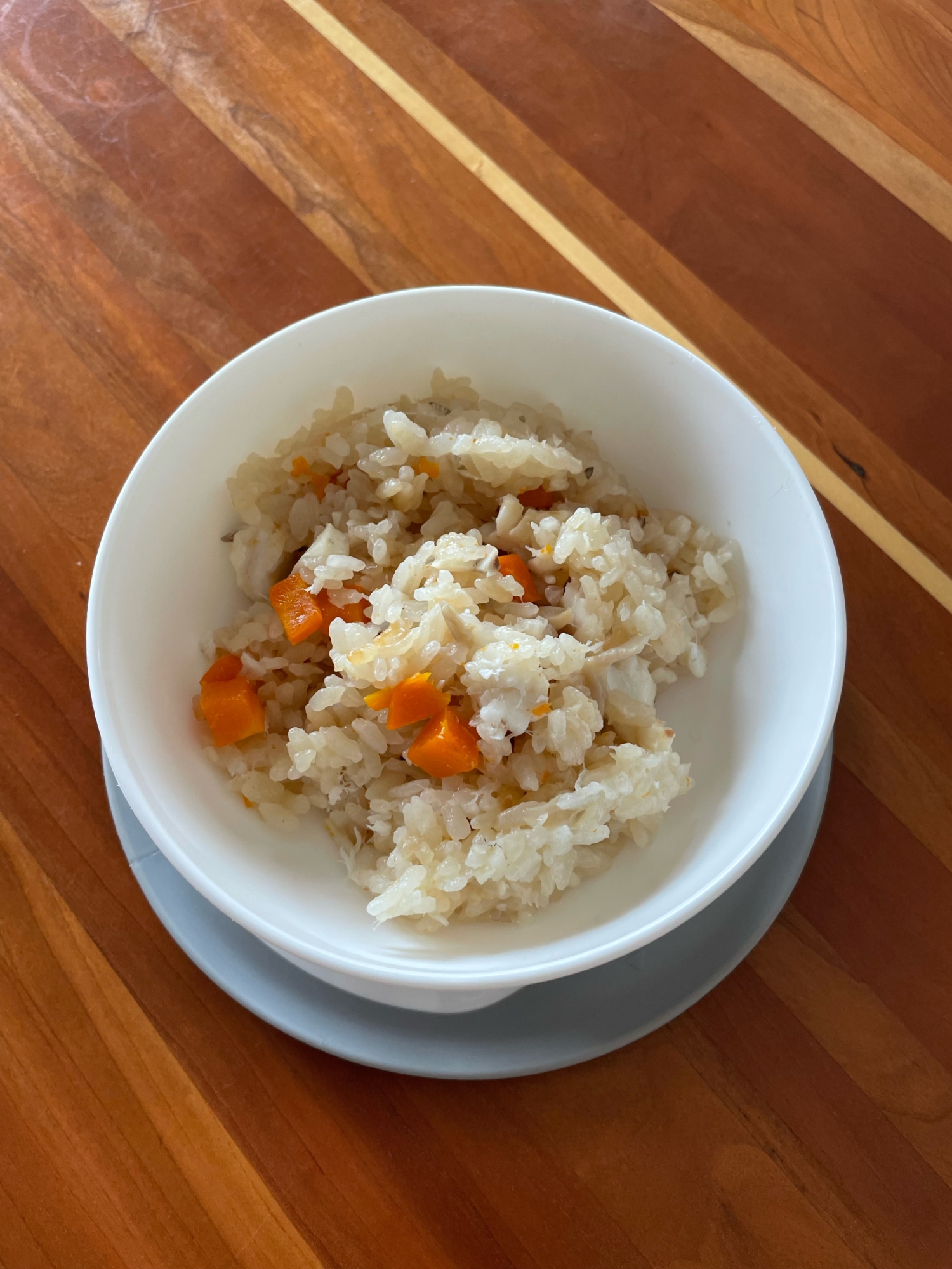 【離乳食/幼児食】大人も一緒に!真鯛の炊き込みご飯