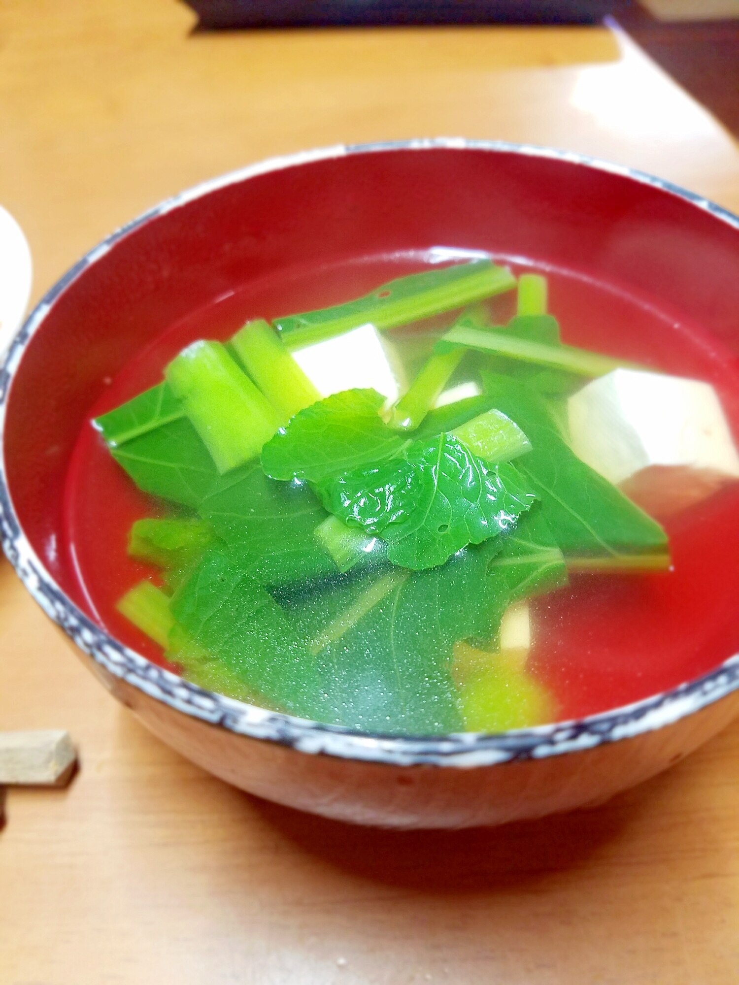 小松菜と豆腐のすまし汁 レシピ・作り方 by みりんのレシピ - 楽天レシピ