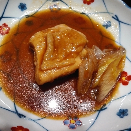 【煮物】鶏肉とねぎの味噌煮