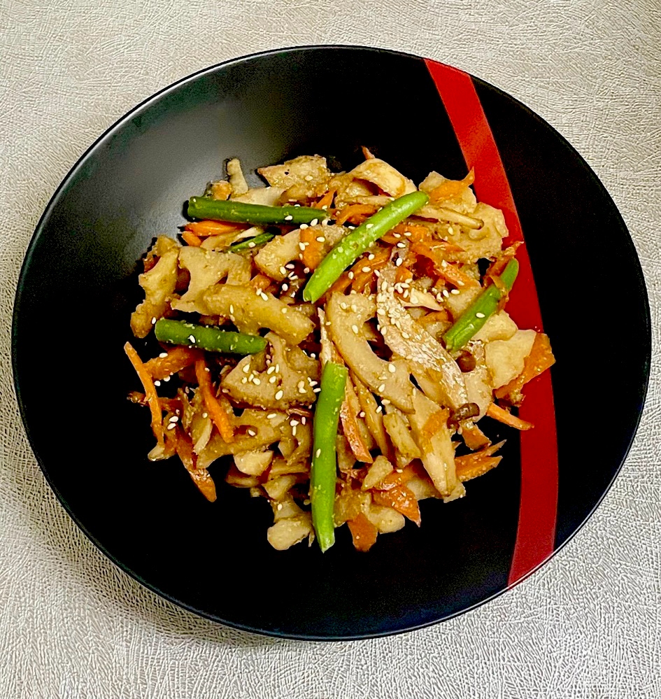 エリンギもいい感じ♡レンコンとエリンギのきんぴら