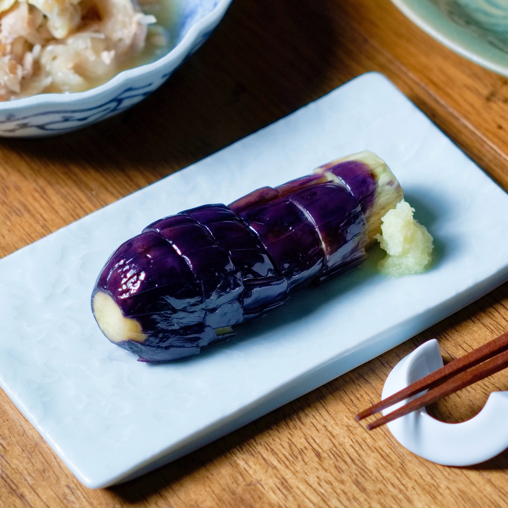 レンジで☘️なすのごま油蒸し【和食・副菜】