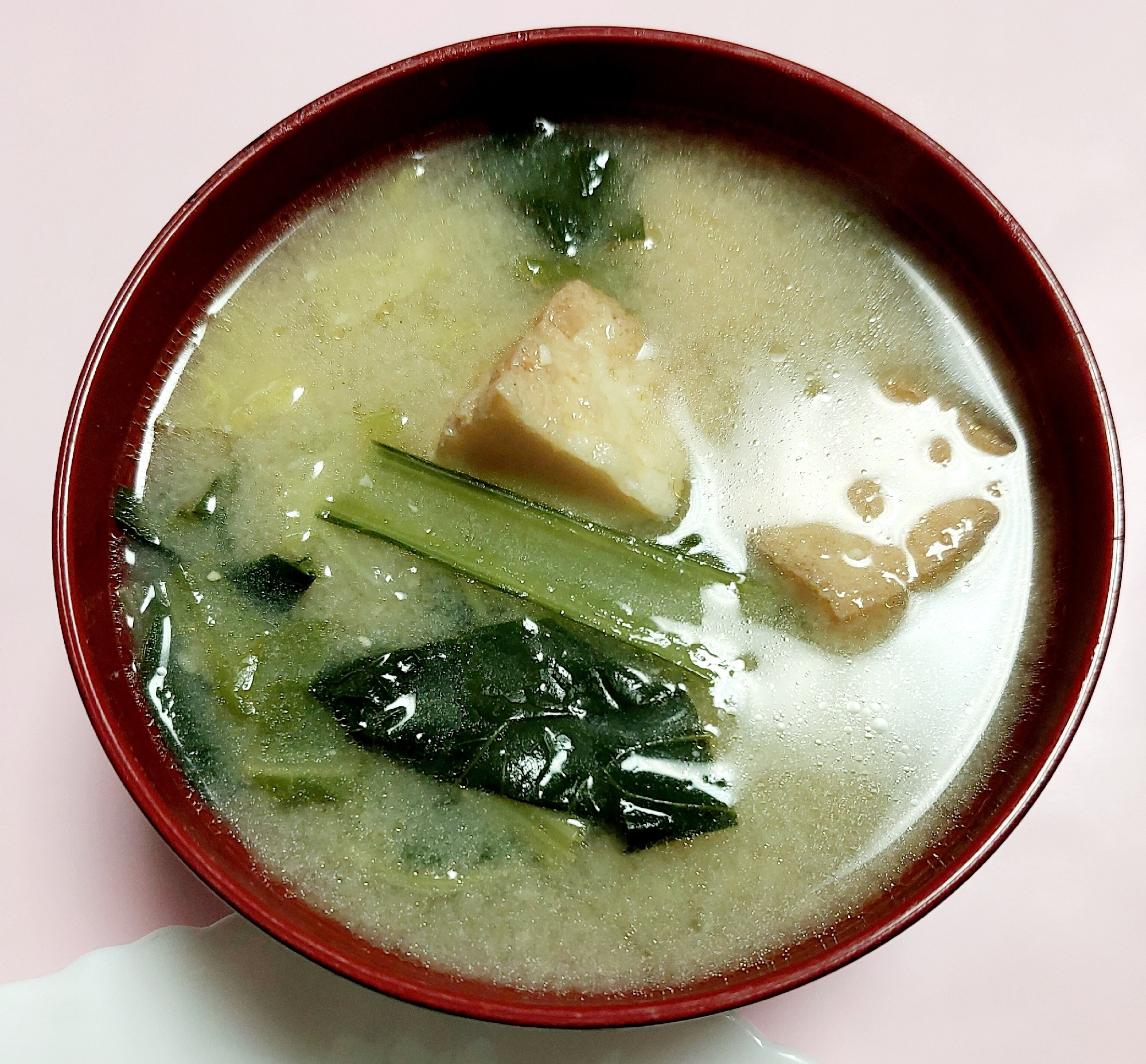 小松菜の味噌汁