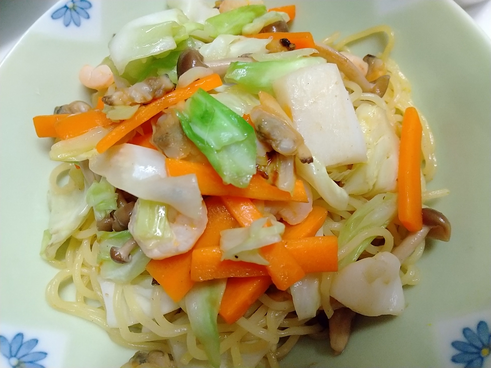 シーフード塩焼きそば
