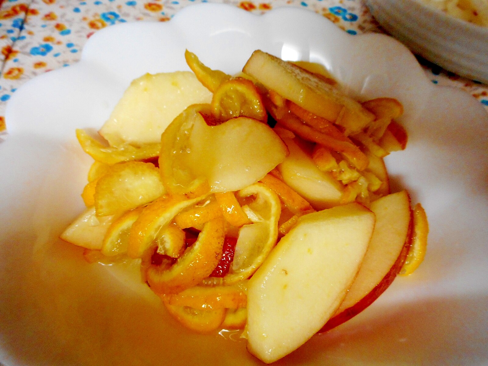 リンゴとゆずの砂糖漬け レシピ 作り方 By Mococo05 楽天レシピ