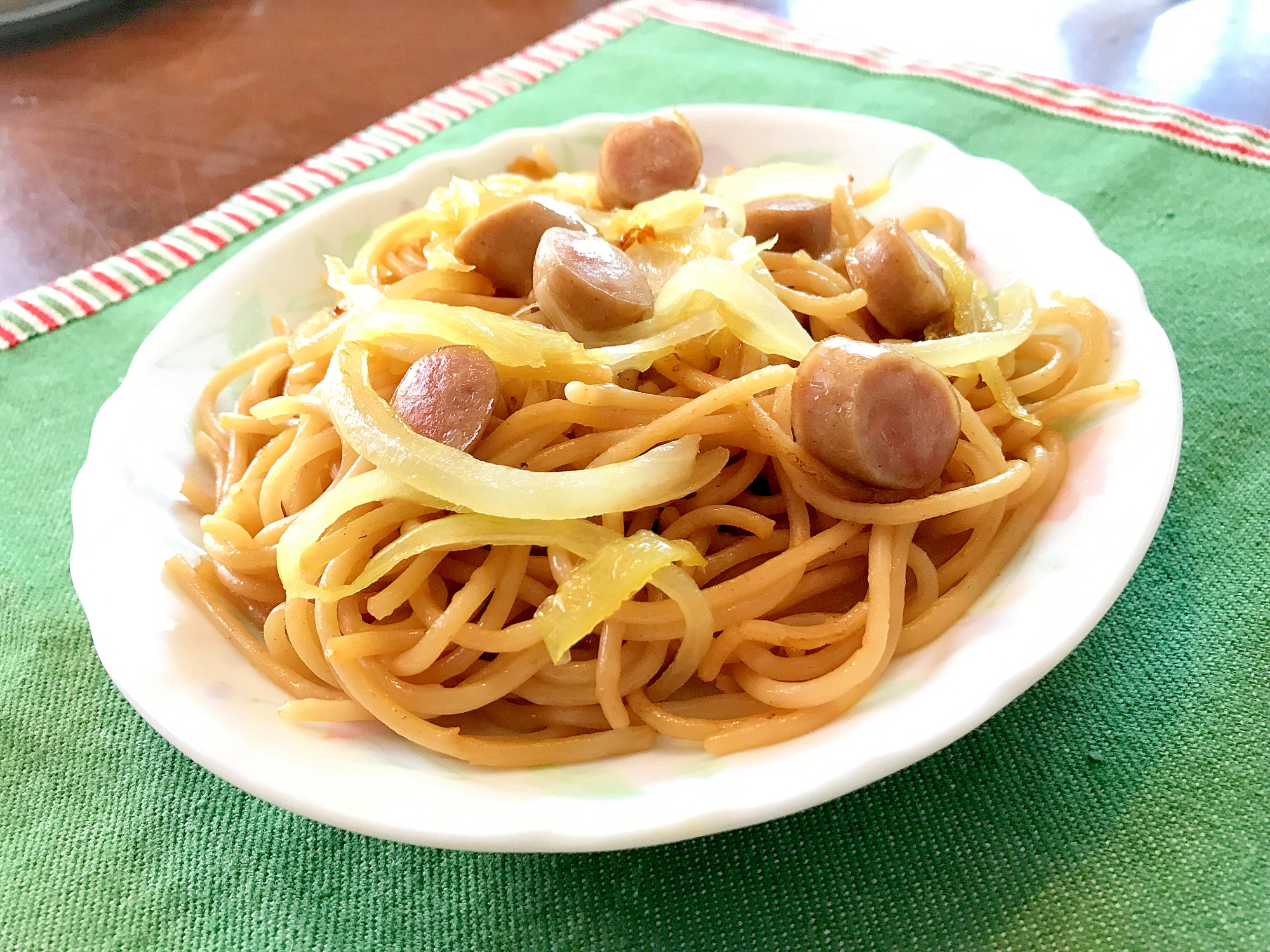 お弁当にも☆スパゲティー☆バター醤油味