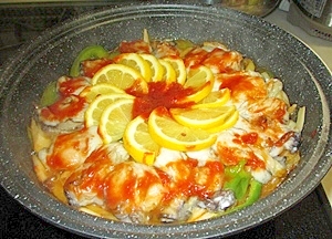 亜鉛をしっかり牡蠣と野菜のケチャップ蒸し