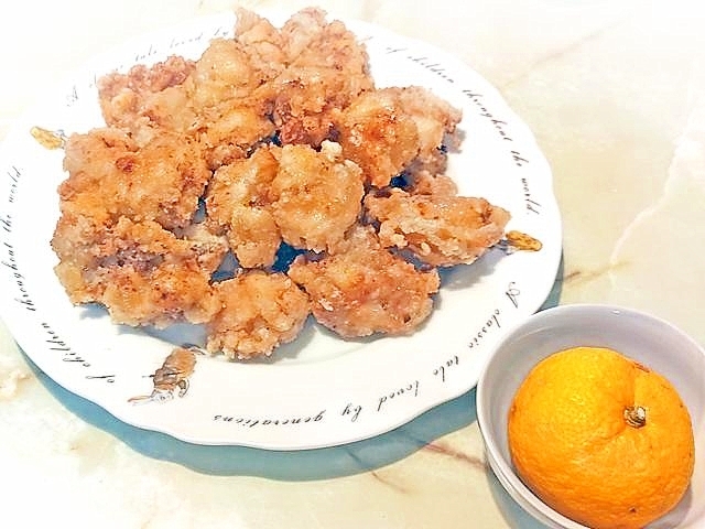 柚子の果汁と皮入り!さっぱり系のザンギ♪