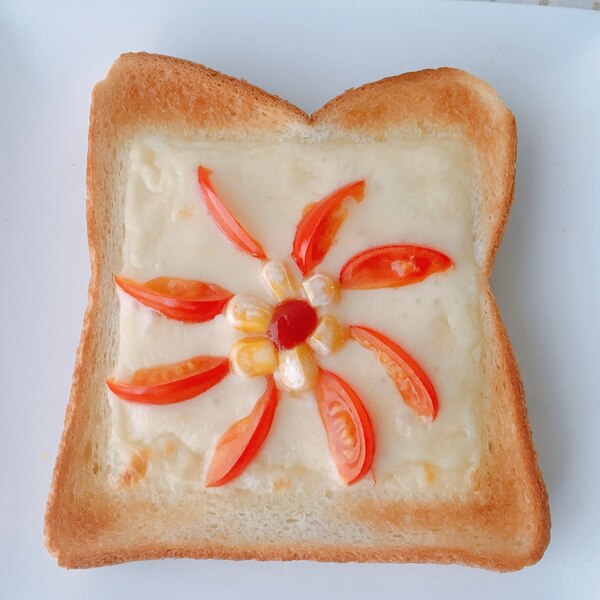 トマトのお花が可愛い チーズ プチトマトースト レシピ 作り方 By Michi Yu 楽天レシピ トマトのお花が可愛い チーズ プチトマトースト レシピ 作り方 By Michi Yu 楽天レシピ