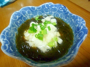 もずくの食べ方～長芋シャキシャキ～