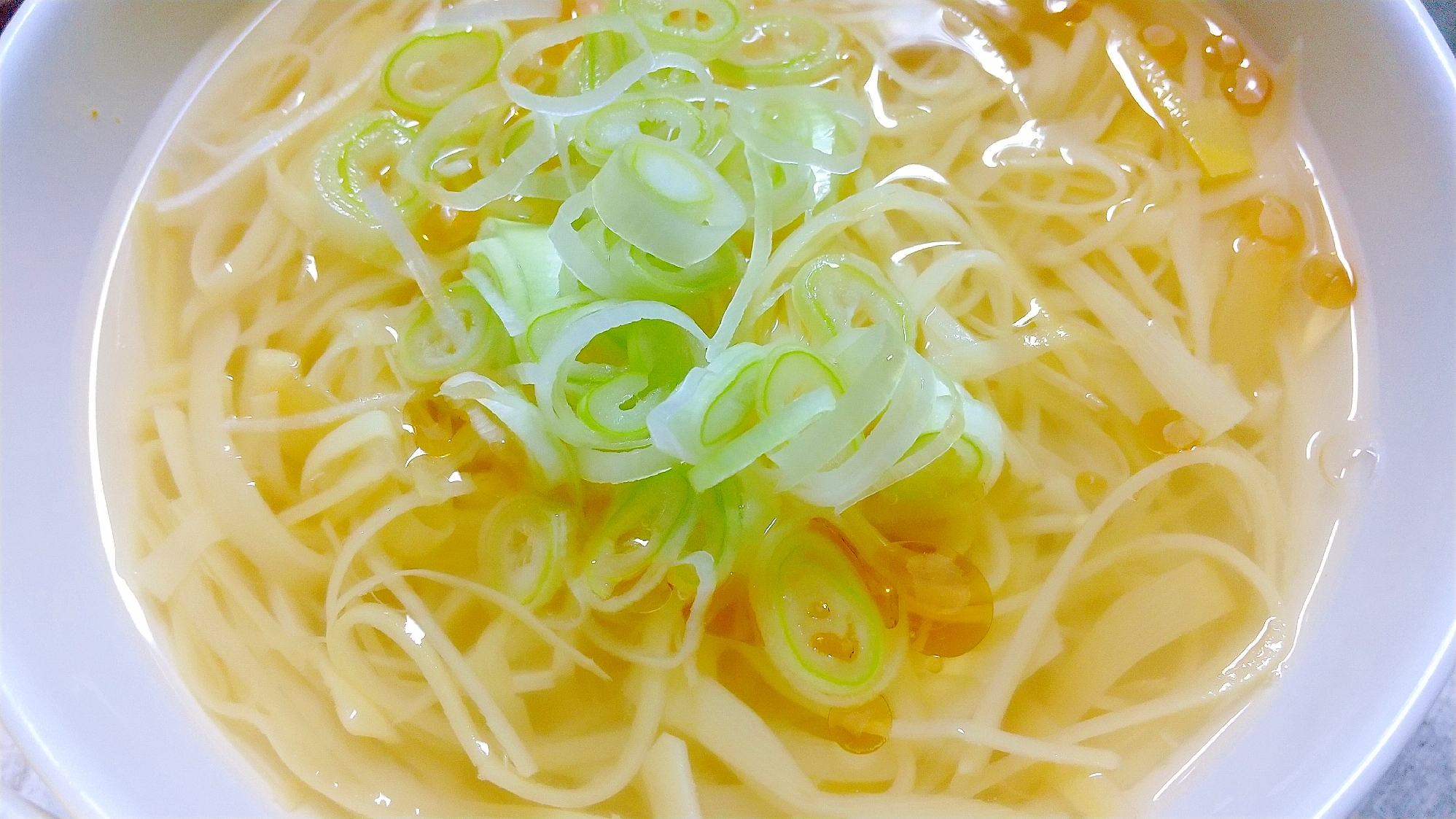 筍の姫皮ラーメン