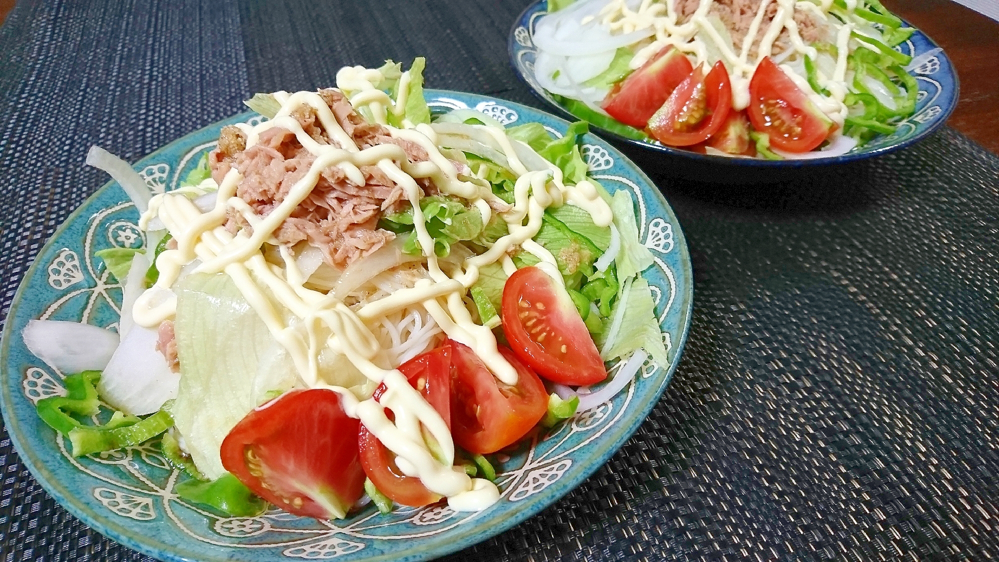 冷たい☆簡単☆サラダそうめん