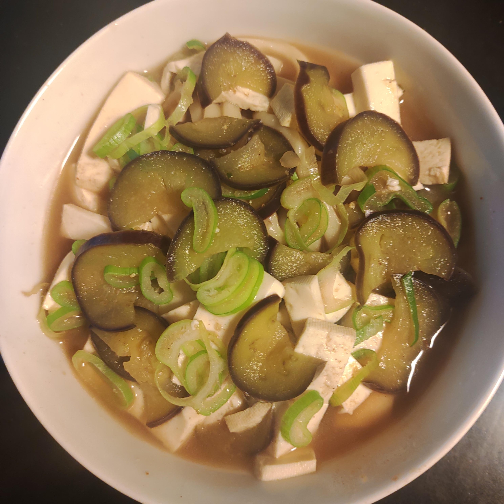 なす 豆腐 ねぎ、カレーうどん