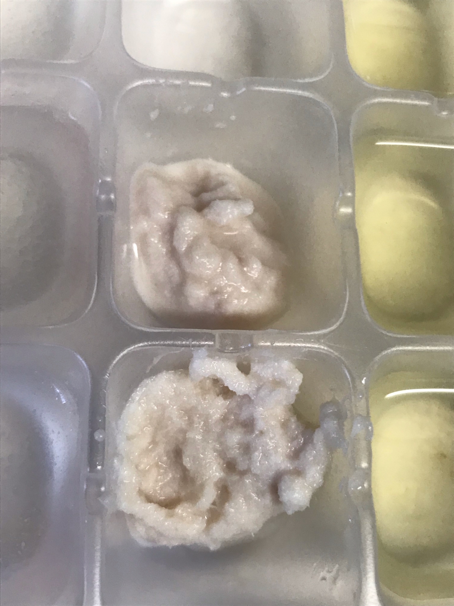 離乳食初期    鯛ペースト冷凍保存方法
