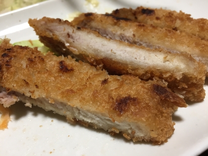 【うま塩】生姜焼き用薄切り肉でうま塩トンカツ