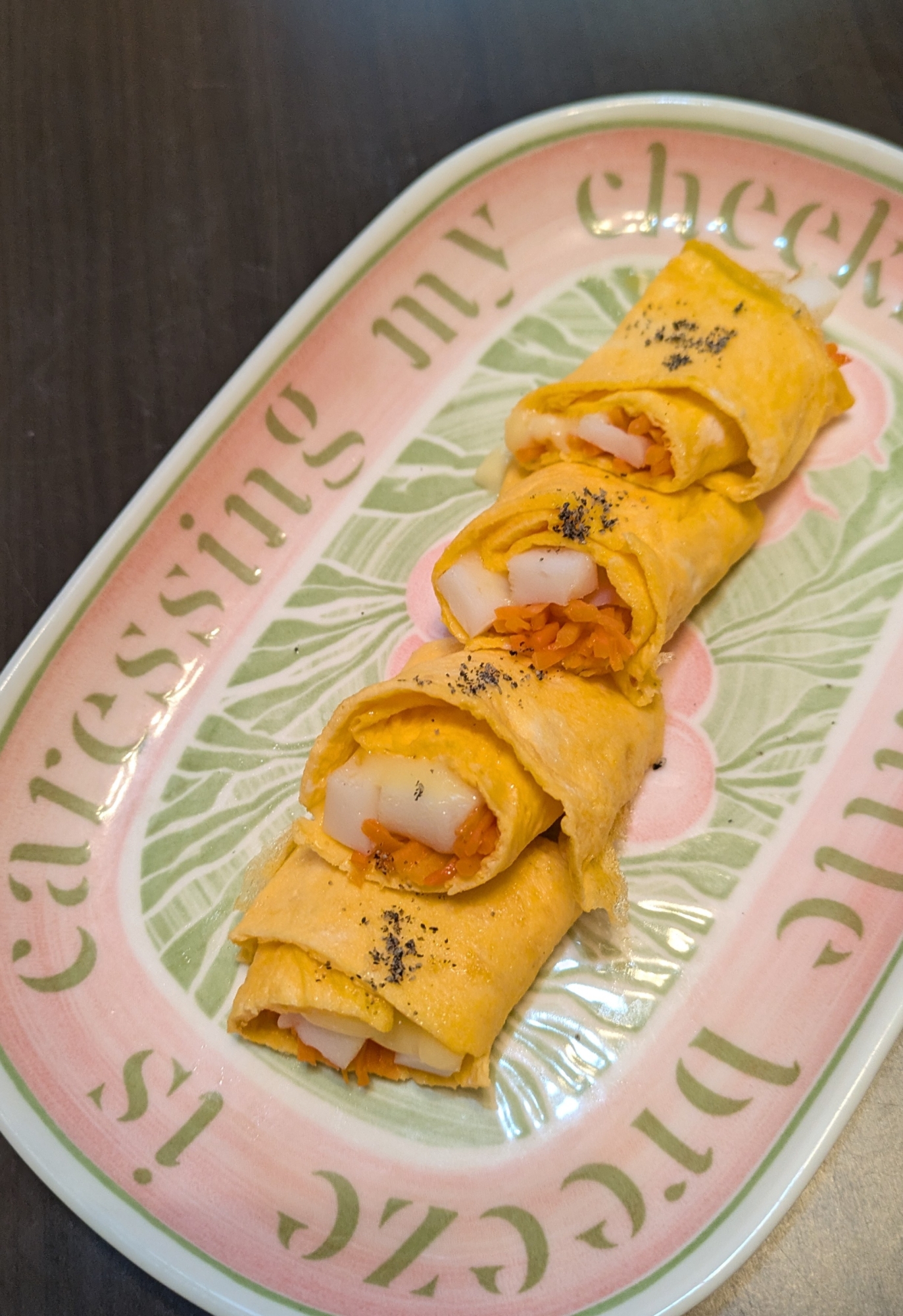 国産チーズの卵巻き