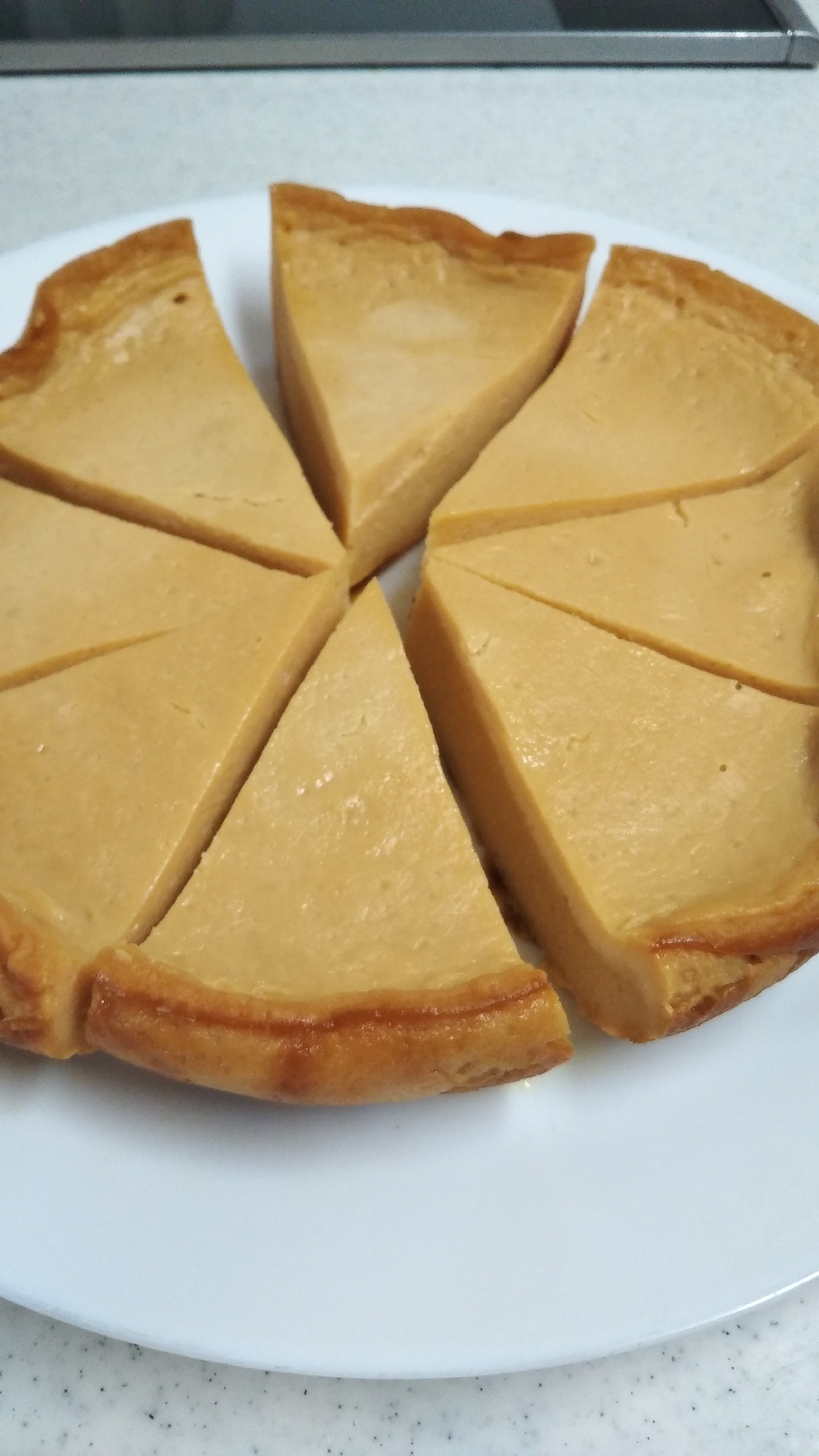 炊飯器で作る☆ベイクド酒粕ケーキ