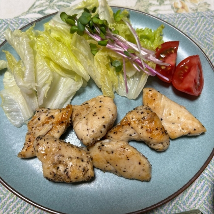 ⚘ささみの炒め物 ⚘