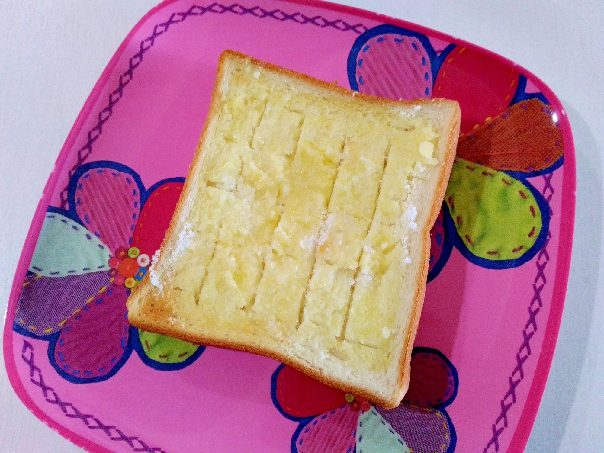 朝食に☆シュガーバタートースト
