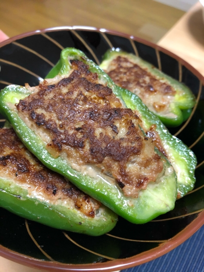 晩御飯につくりました！蒸し焼きにすることでお肉にも火がとおるし、ピーマンも焼きすぎにならずとっても美味しくできました！