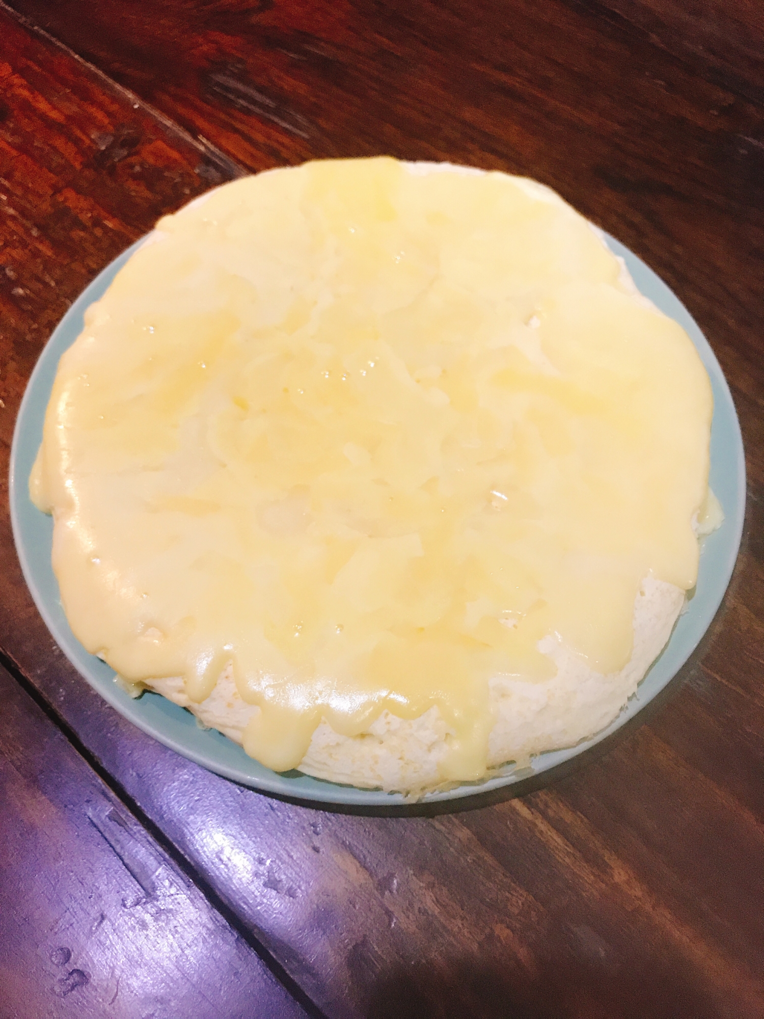 豆乳ホットケーキ ミックスチーズがけ