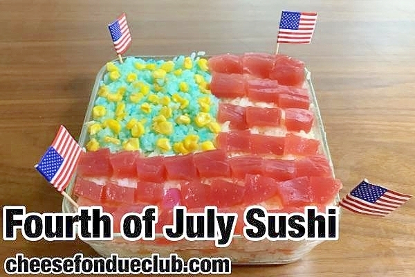 アメリカ国旗のおすし