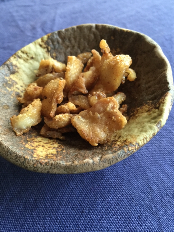 鳥皮せんべい〜花椒塩味