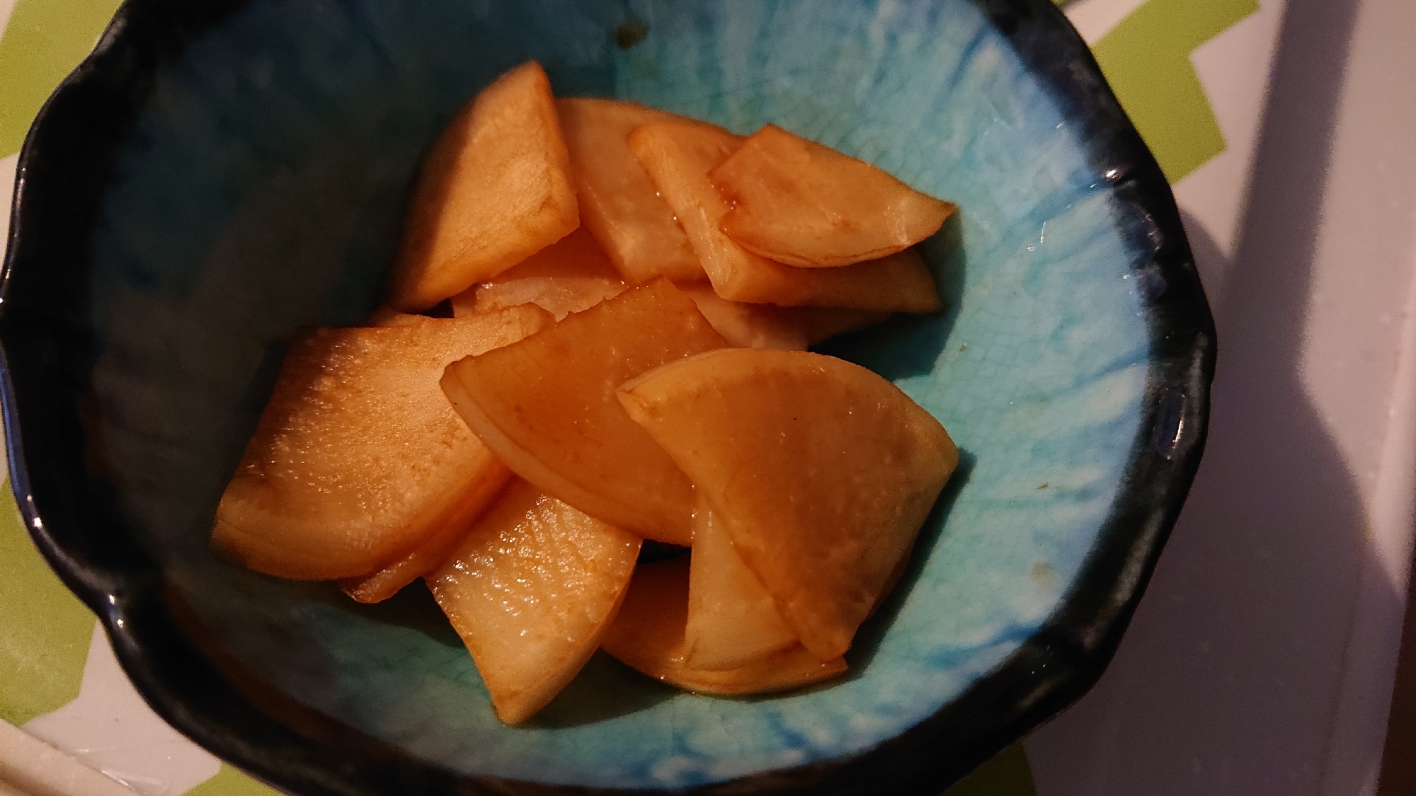 カブのにんにく醤油炒め