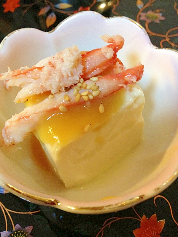 豆腐の小鉢〜蟹身酢味噌〜