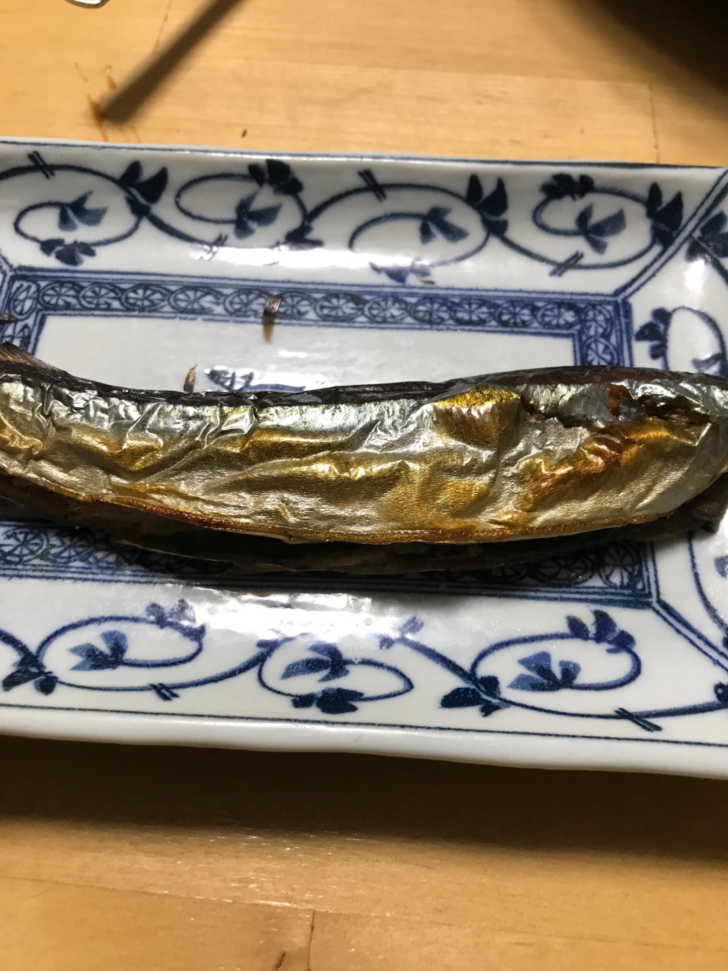 秋刀魚のぬか漬け焼き