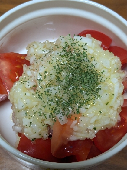 簡単！自家製ドレッシングで作るトマトサラダ！