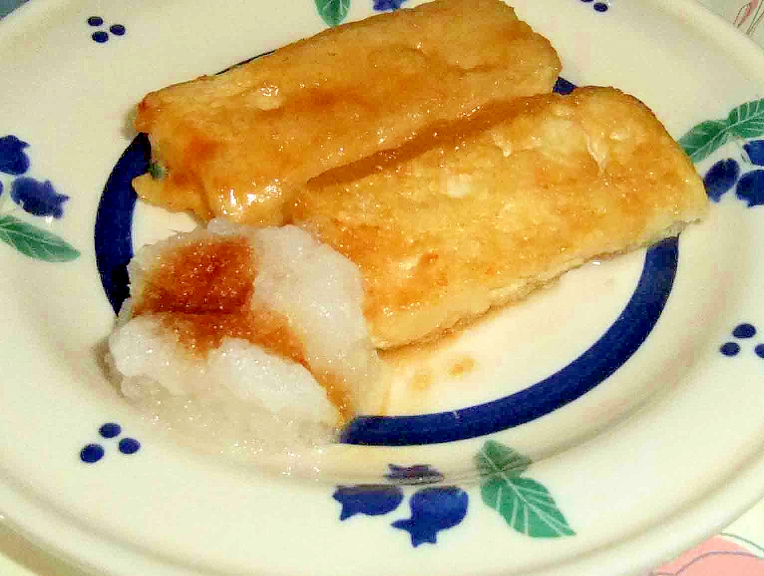 揚げだし風豆腐　おろし添え