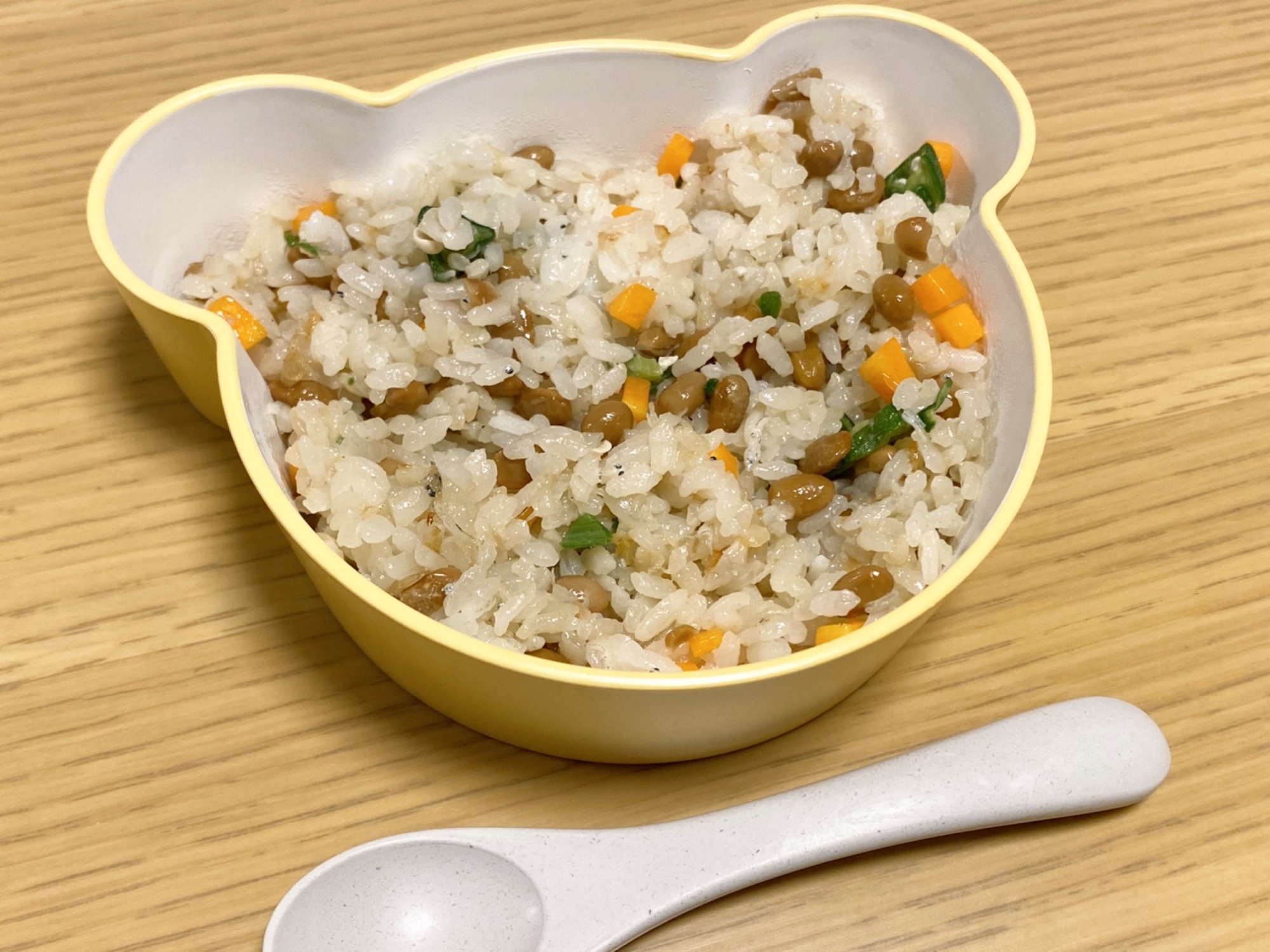 【離乳食】簡単！納豆チャーハン