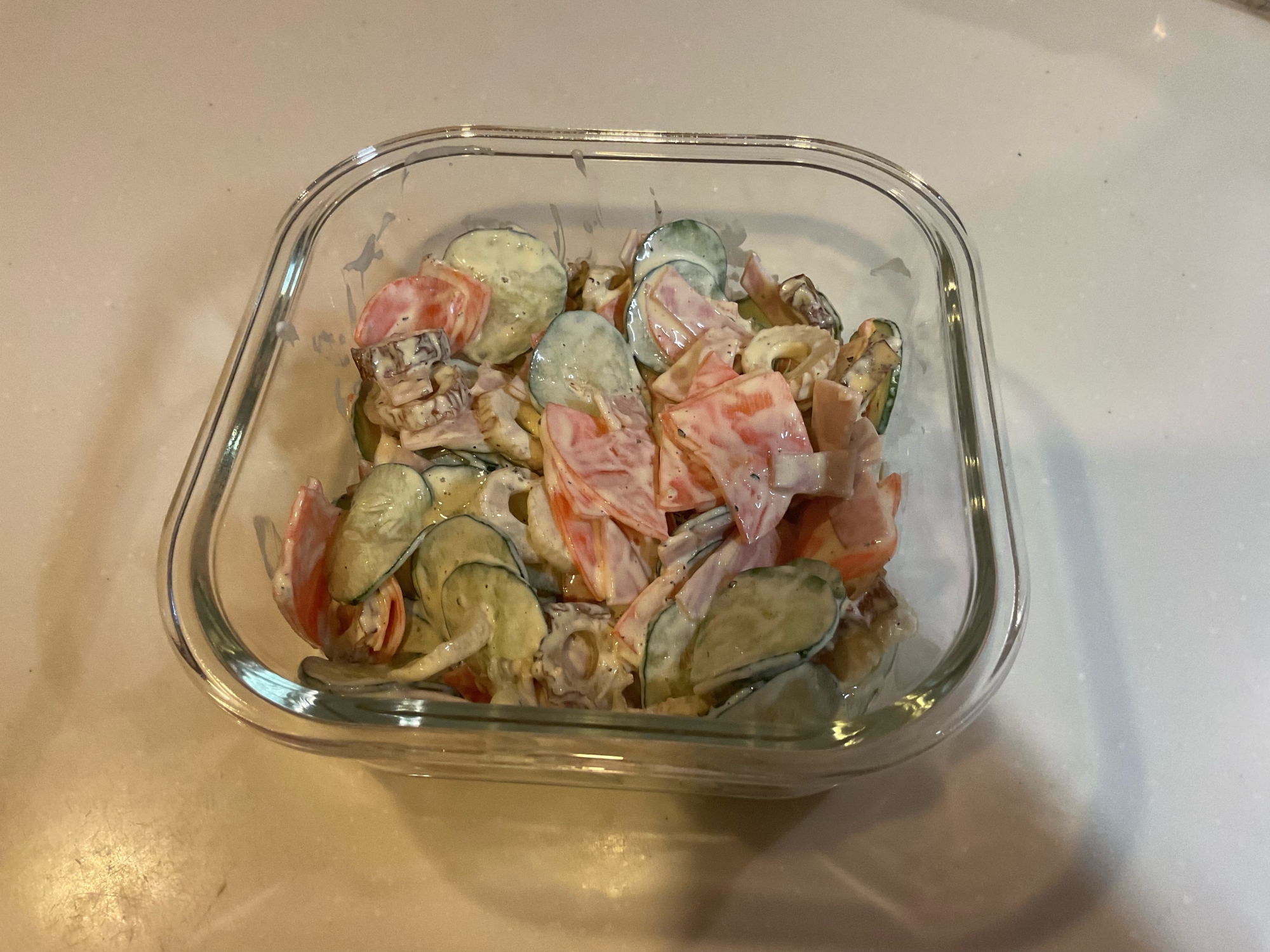 ちくわのマヨサラダ！