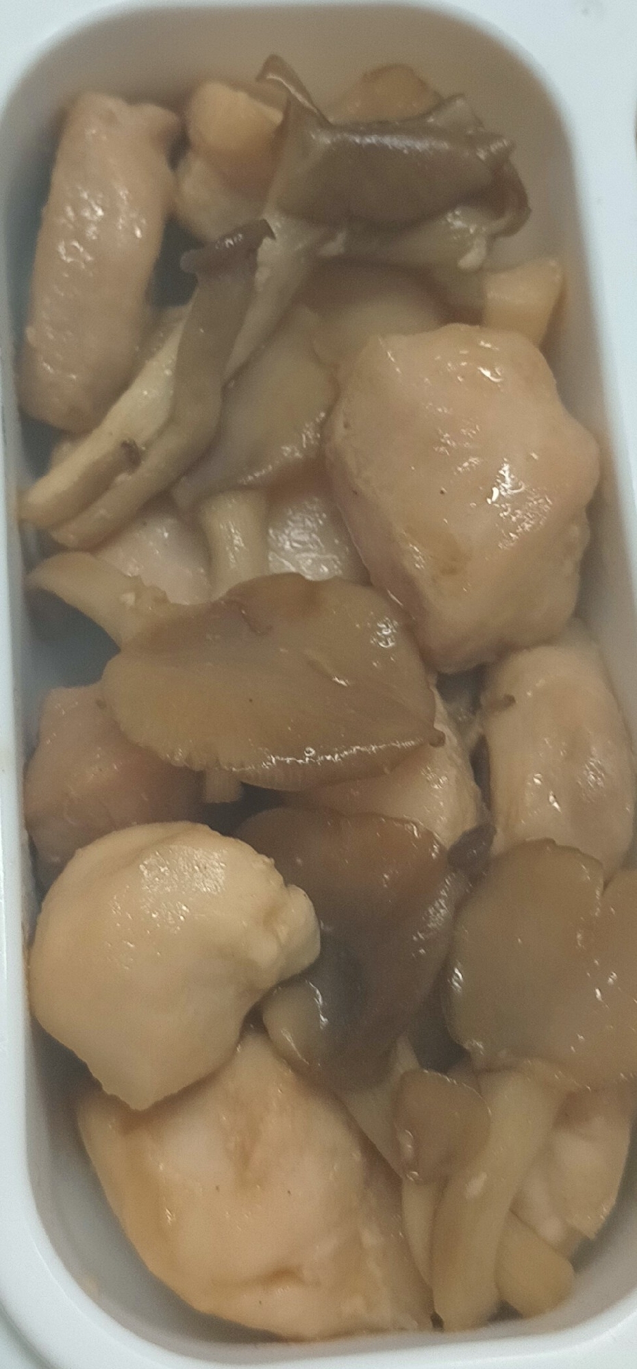 鶏もも肉とひらたけの炒め煮