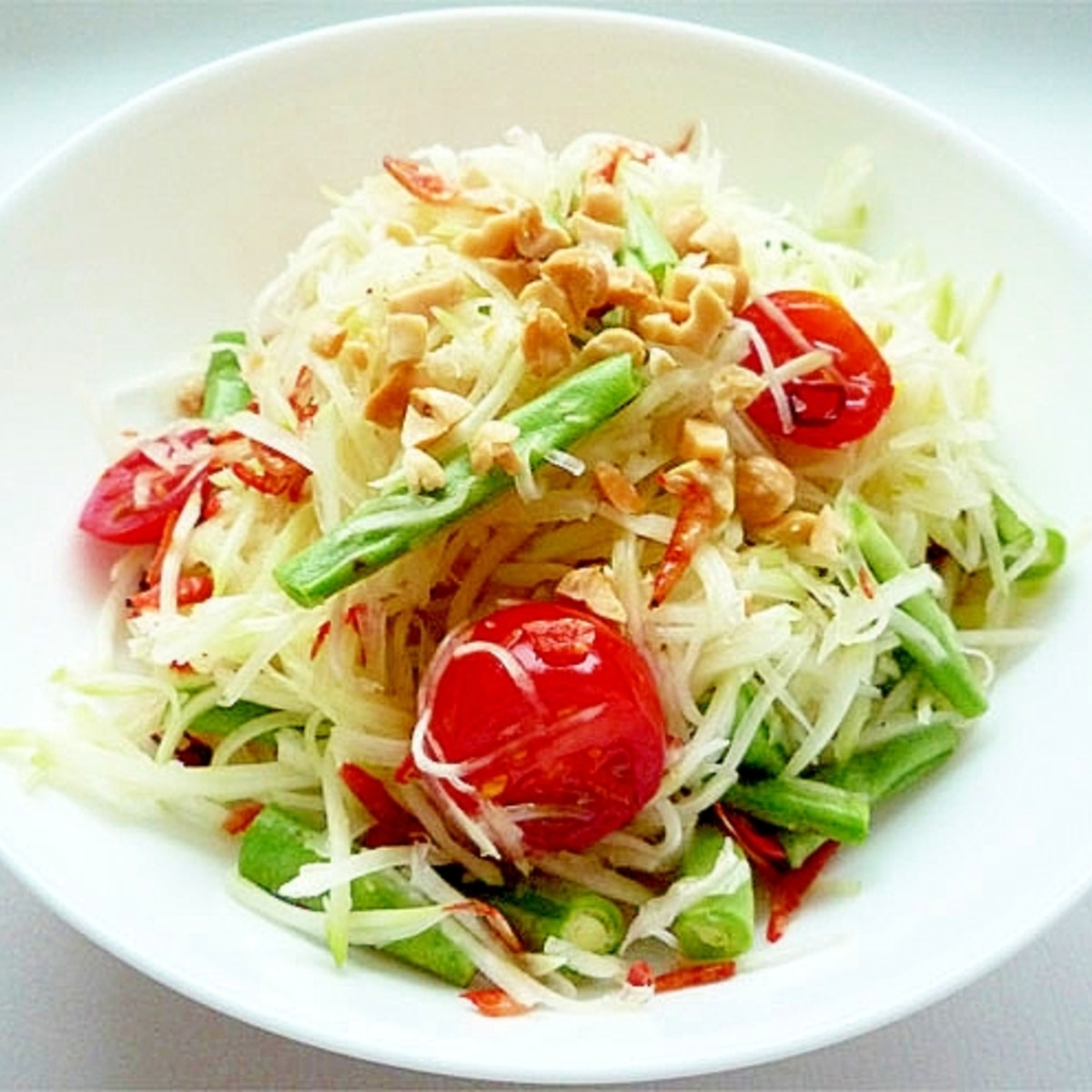 ソムタム 青パパイヤのサラダ レシピ 作り方 By Liqueur 楽天レシピ ソムタム 青パパイヤのサラダ レシピ 作り方 By Liqueur 楽天レシピ