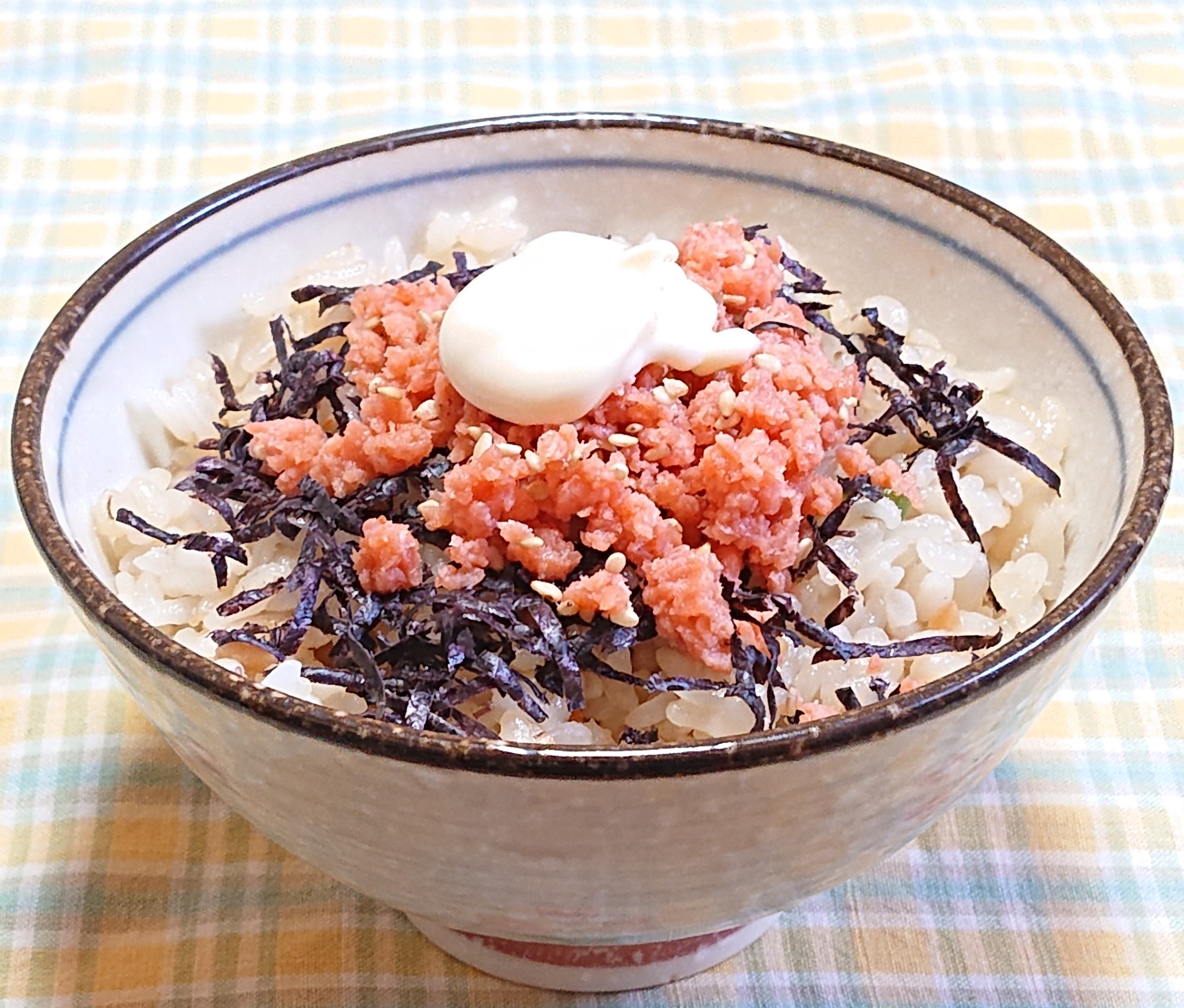 炊き込みご飯で☆鮭フレークとマヨネーズとねこまんま