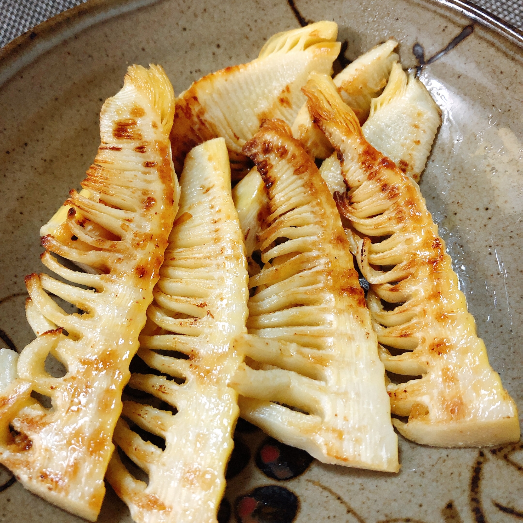 筍のバター醤油焼き