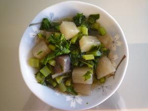 大根まるごと煮物