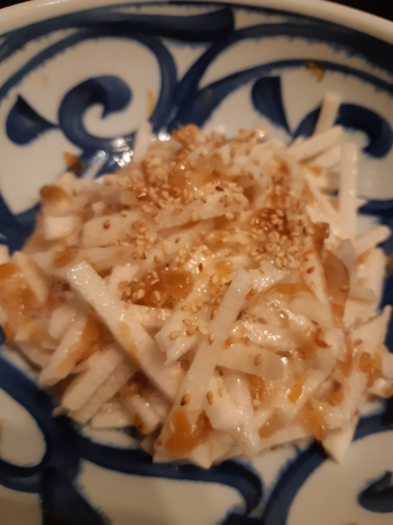 長芋の梅酢あえ