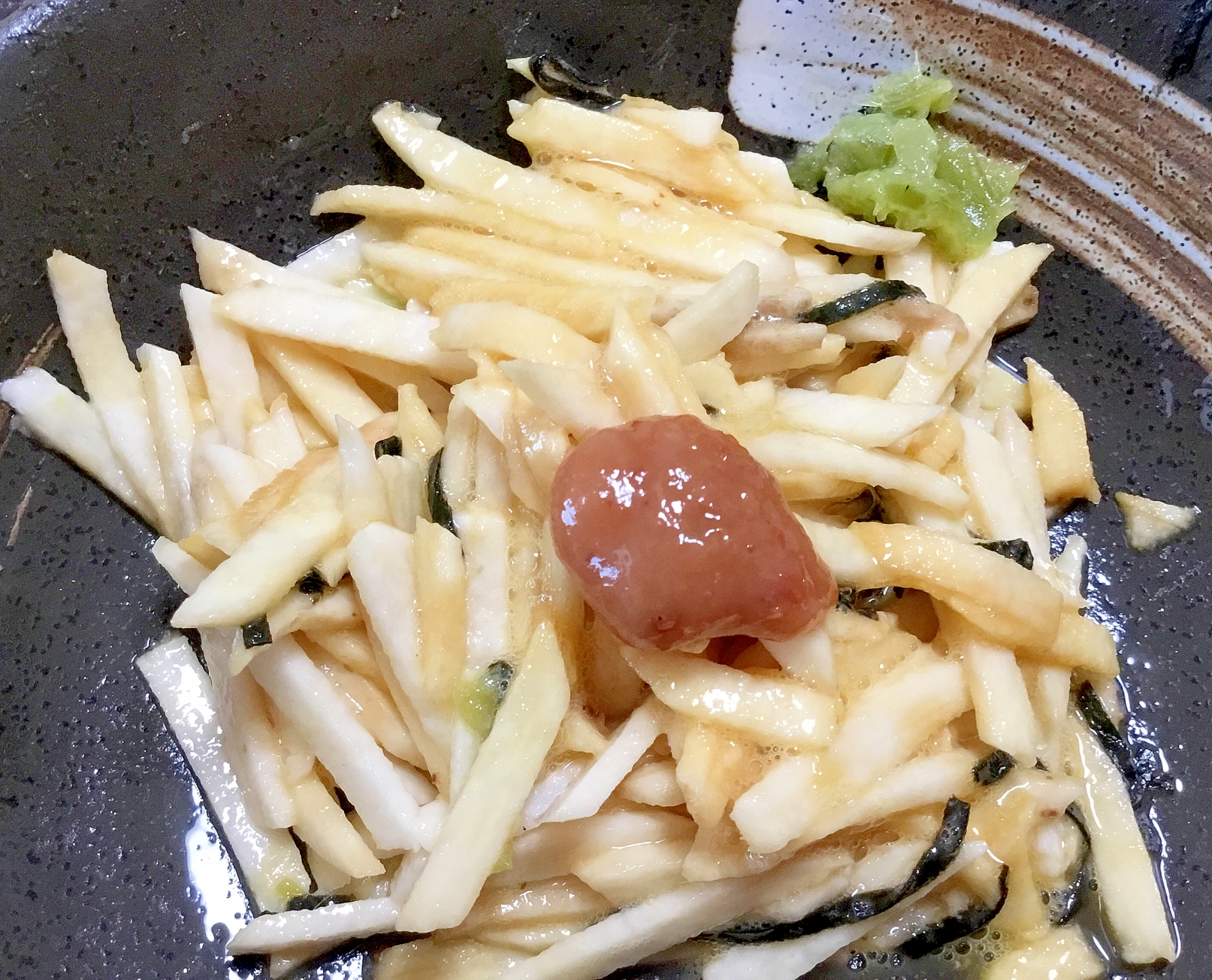 山芋の梅肉和え