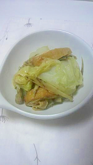 白菜とごぼうの煮物