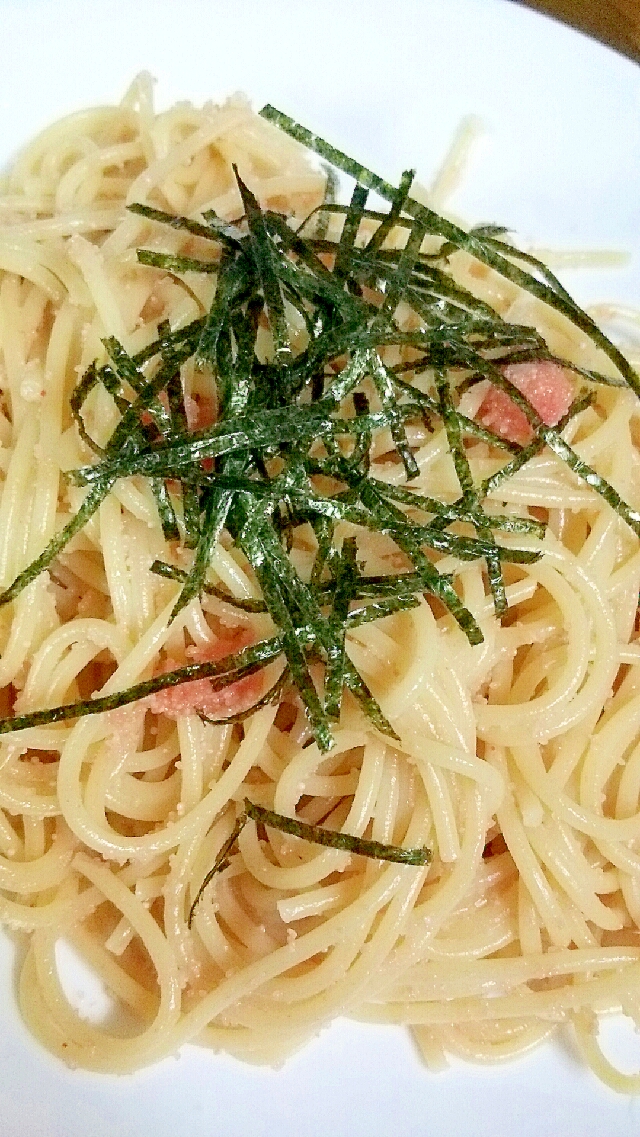 お手軽なたらこパスタ